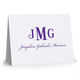 Bold Monogram Folded Note Cards Image 1 of 21